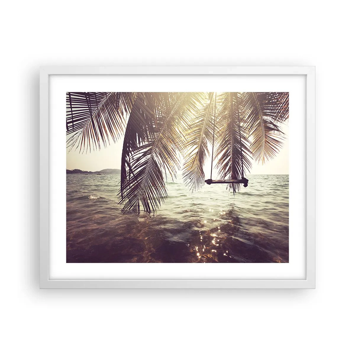 Poster in white frmae - You Can Dream as Much as You Wish - 50x40 cm