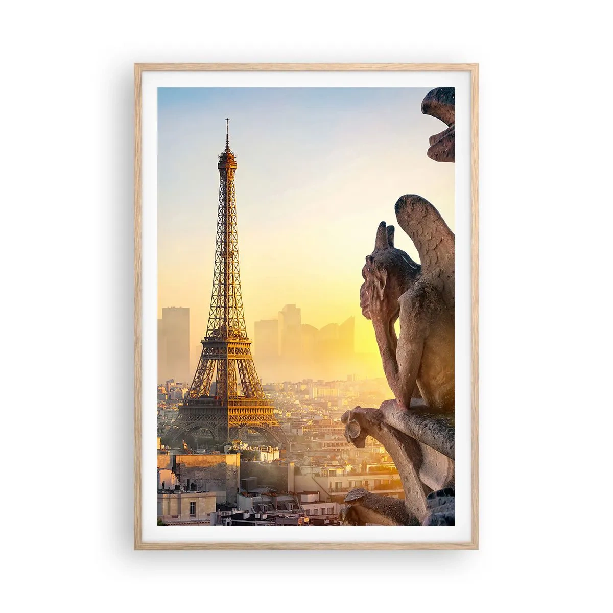 Poster in light oak frame - Much Has Changed… - 70x100 cm