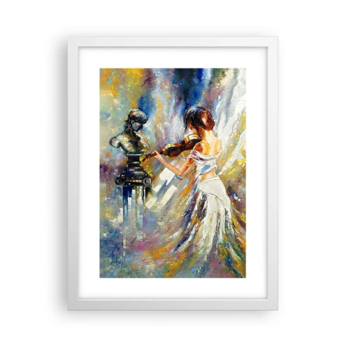 Poster in white frmae - Reviving with a Sentiment - 30x40 cm