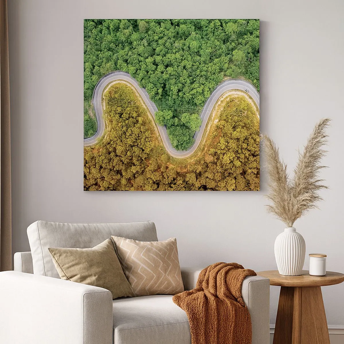 Canvas picture - Borders and Breakthroughs - 30x30 cm