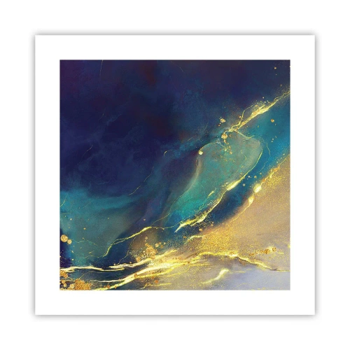Poster - Golden Flood - 40x40 cm
