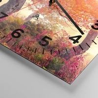 Clock face with numbers