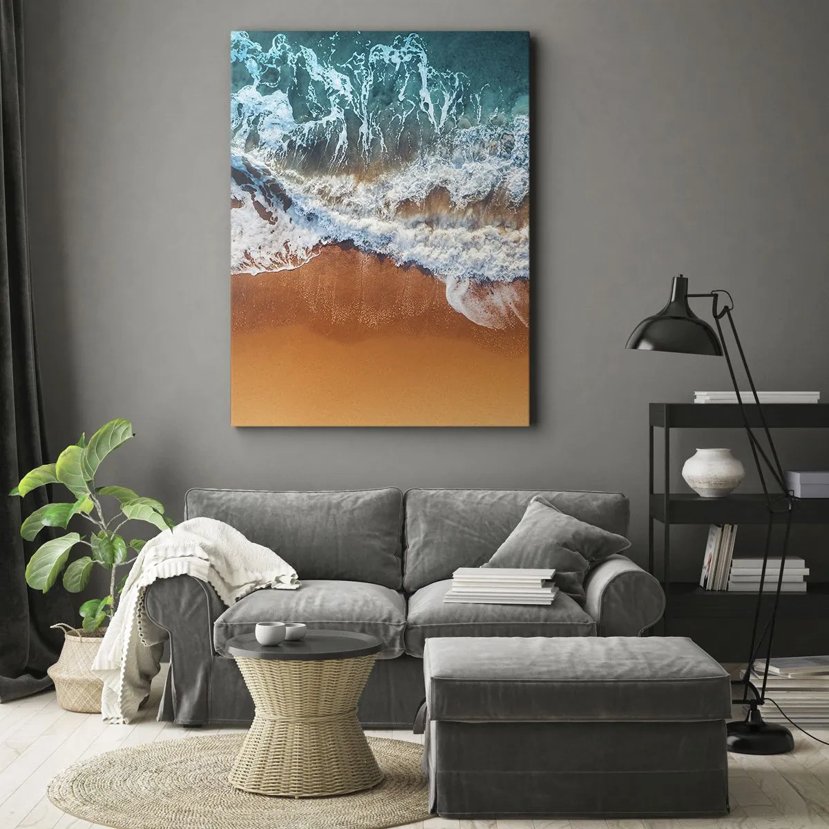 Canvas picture - Always in a Couple - 45x80 cm