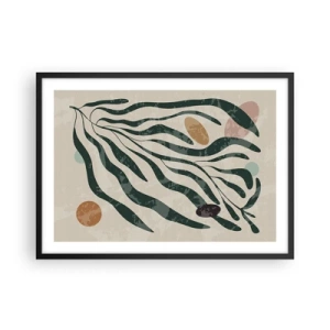 Poster in black frame - Among the Green - 70x50 cm