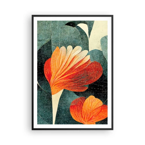 Poster in black frame - Heat of the Tropics, Coolness of the Ground - 70x100 cm