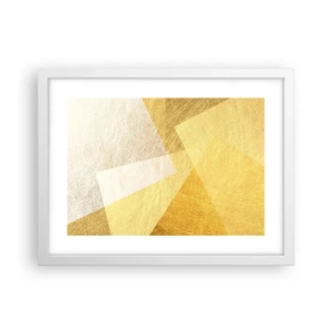 Poster in white frmae - Weather of Geometry - 40x30 cm
