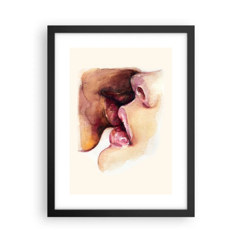 Poster in black frame - Like Night and Day, Earth and Heaven - 30x40 cm