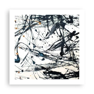 Poster - Expressionist Abstract - 50x50 cm