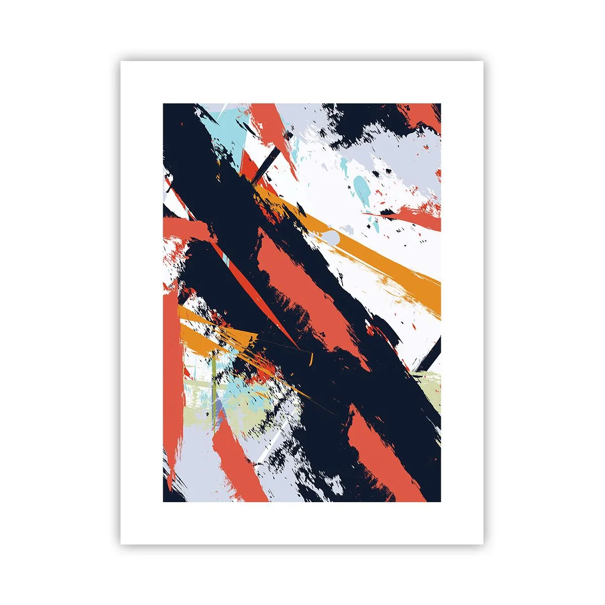 Poster - Dynamic Composition - 30x40 cm