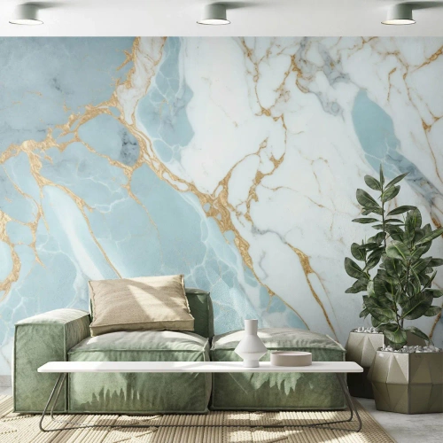 Photo Wallpaper Premium Sand - Richness of the Stone - Art Deco, Glamour, Marble - 100x70 cm