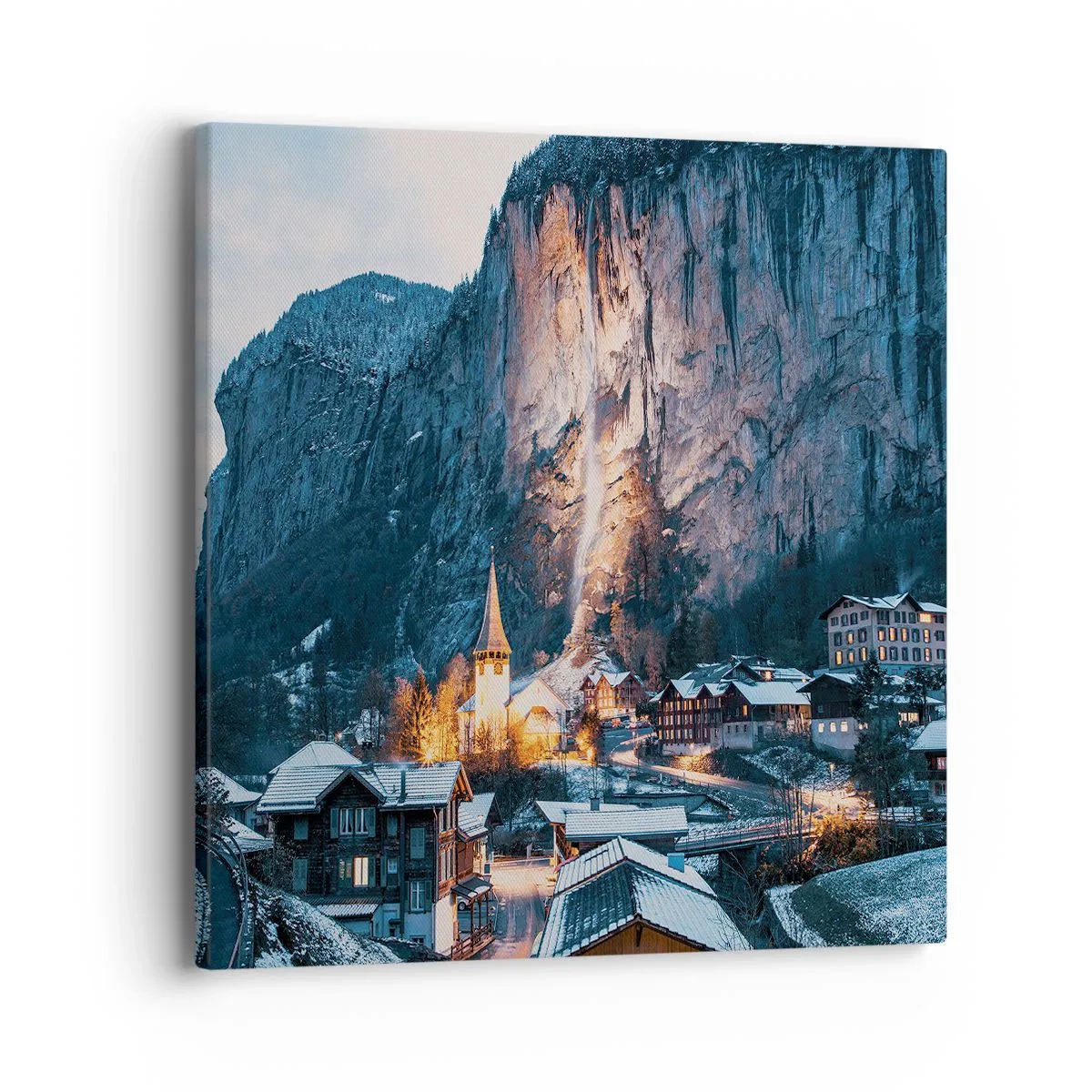 Canvas picture - Sparkling Winter Spirit - 40x40 cm