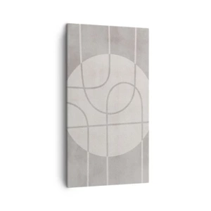 Canvas picture - Circular and Straight - 45x80 cm
