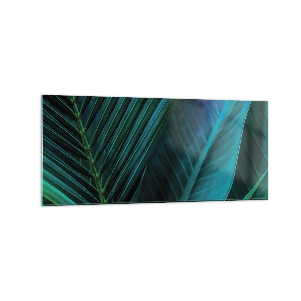 Glass picture - Anatomy of Green - 120x50 cm