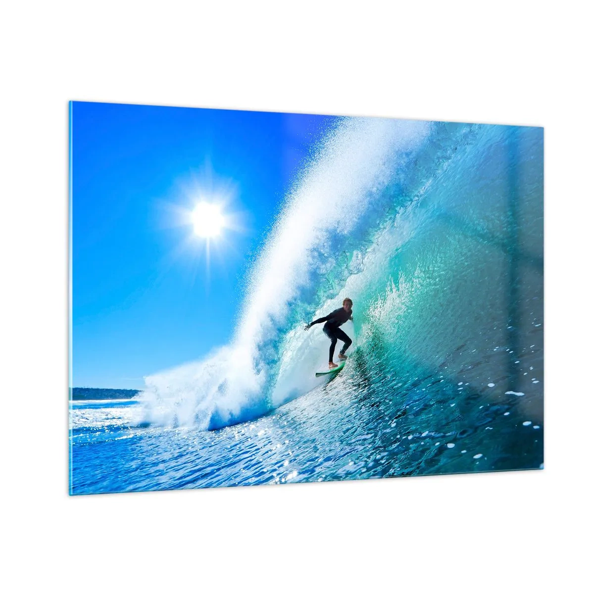 Glass picture - Across Great Blue - 100x70 cm