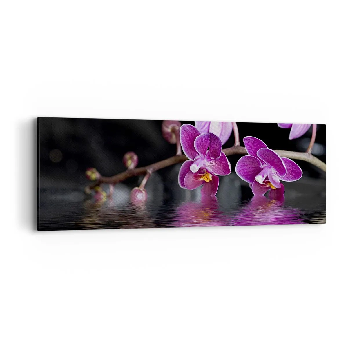 Canvas picture - Lilac Reflection of Beauty - 90x30 cm