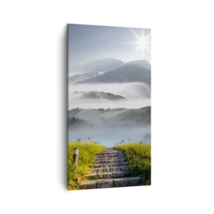 Canvas picture - Upwards towards the Clouds - 45x80 cm