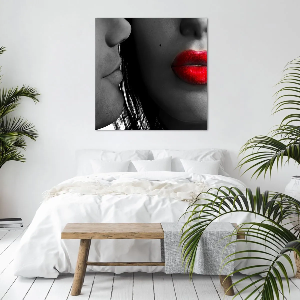Canvas picture - Face by Face - 60x60 cm