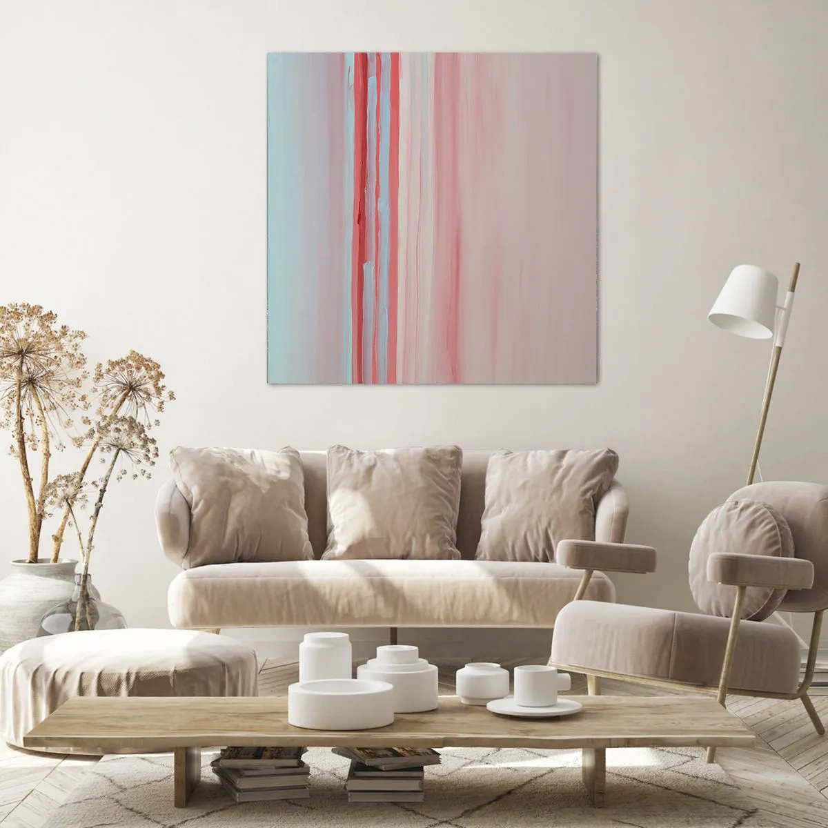 Canvas picture - Abstract at Dawn - 70x70 cm