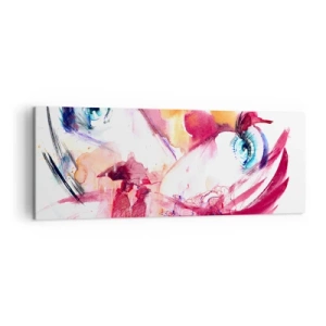 Canvas picture - In Close-up the World Is Blooming  - 140x50 cm