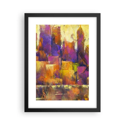 Poster in black frame - Metropolitan Composition - 30x40 cm