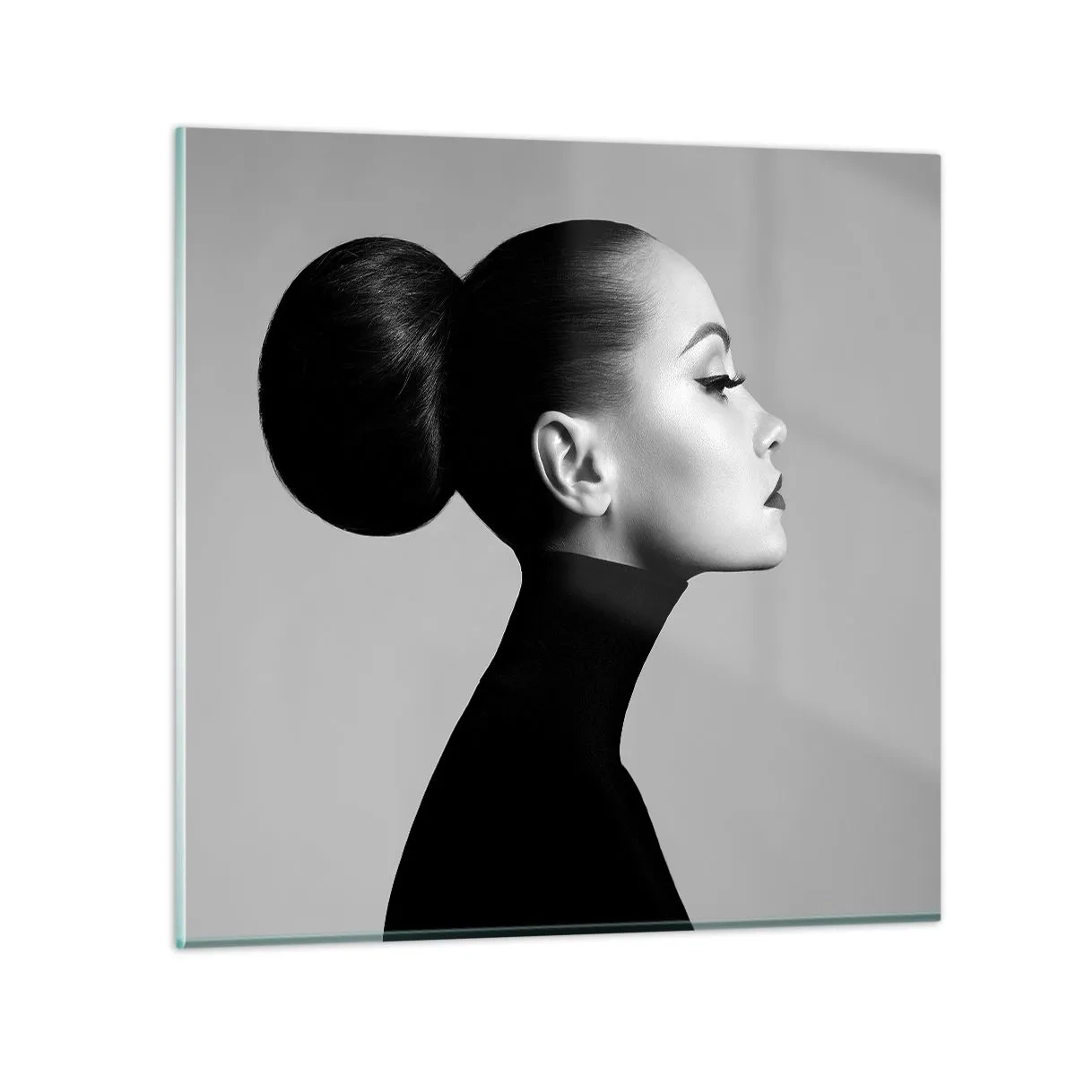 Glass picture - Modern Nefretete - 50x50 cm