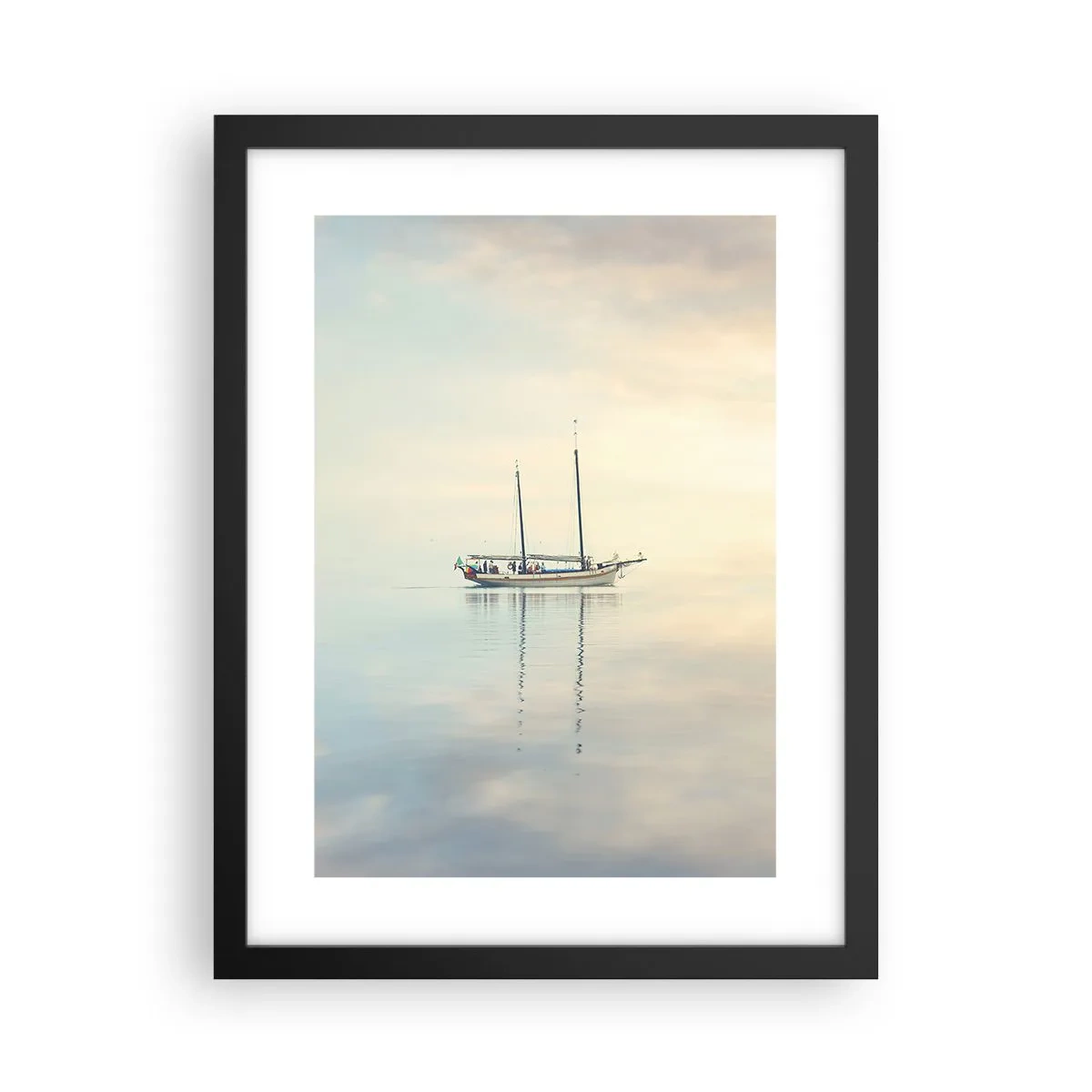 Poster in black frame - In the Sea of Silence - 30x40 cm