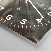 Clock face with numbers