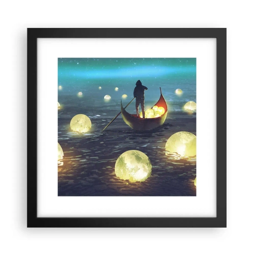 Poster in black frame - Things that Philosophers Did Not Dream About - 30x30 cm