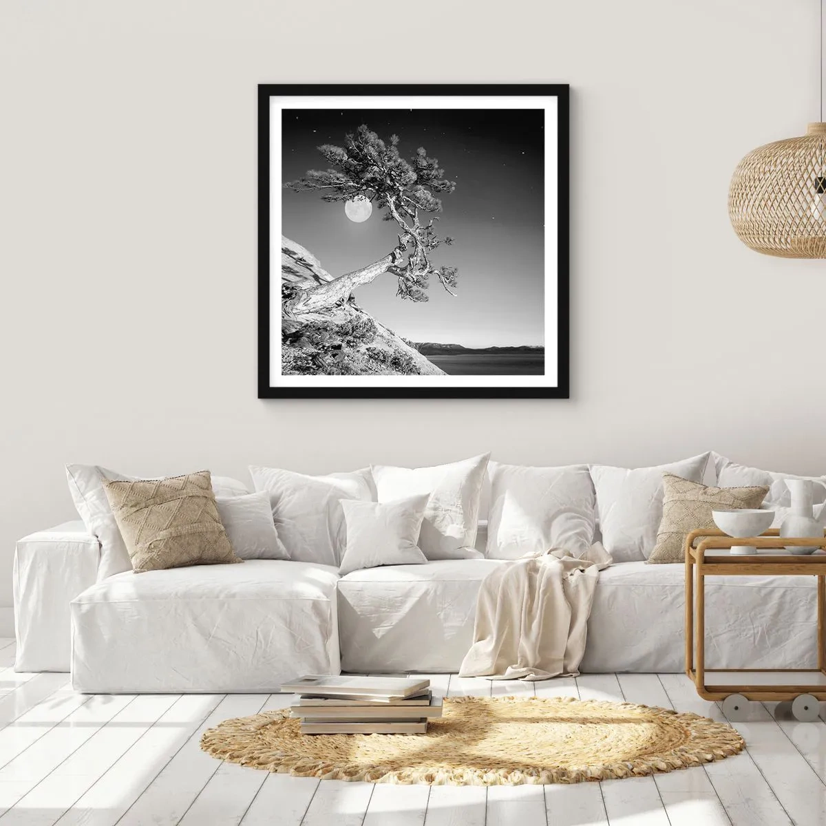 Poster in black frame - Winning Warrior - 40x40 cm