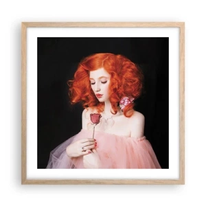 Poster in light oak frame - In Baroque Style - 50x50 cm