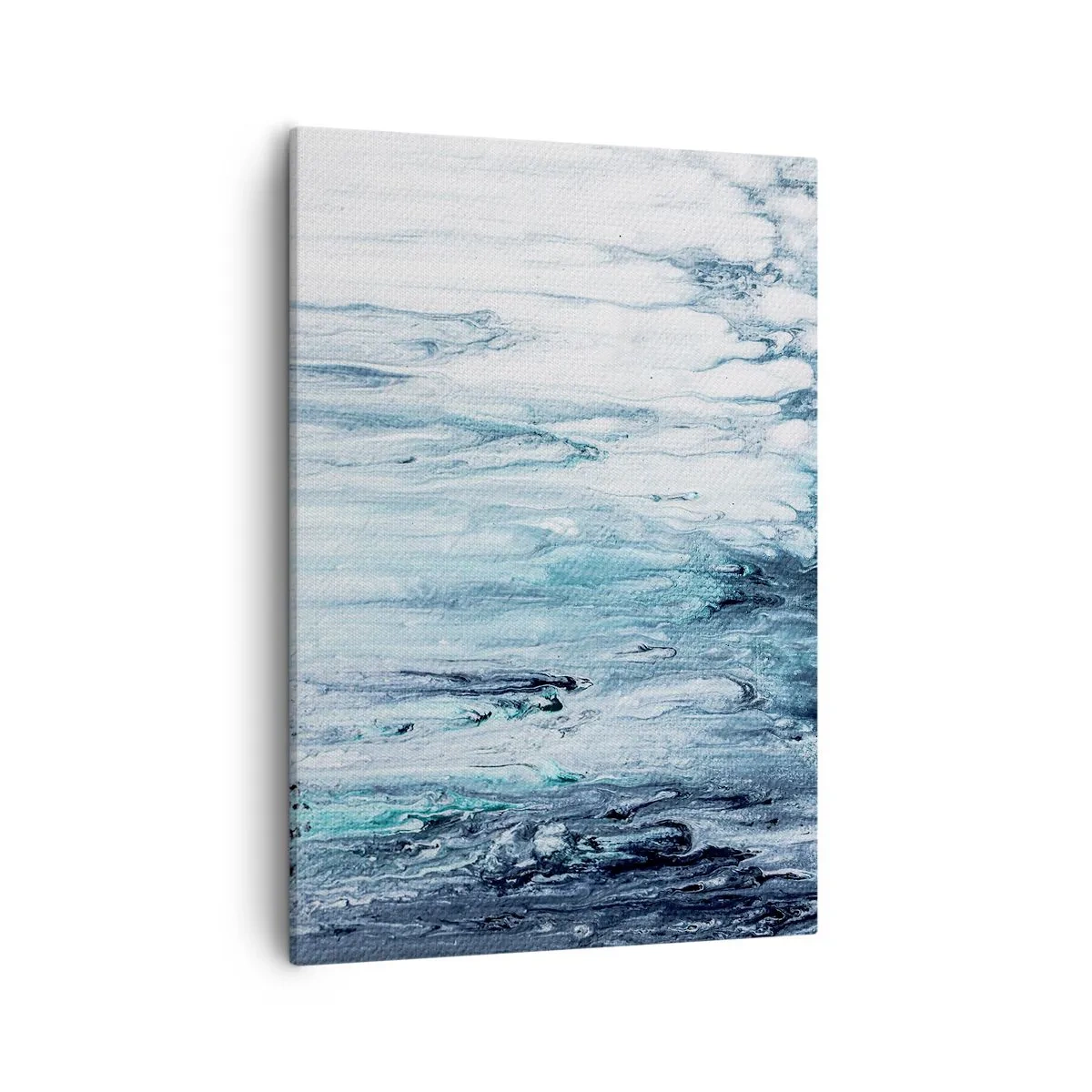 Canvas picture - Blue Icicles - 50x70 cm