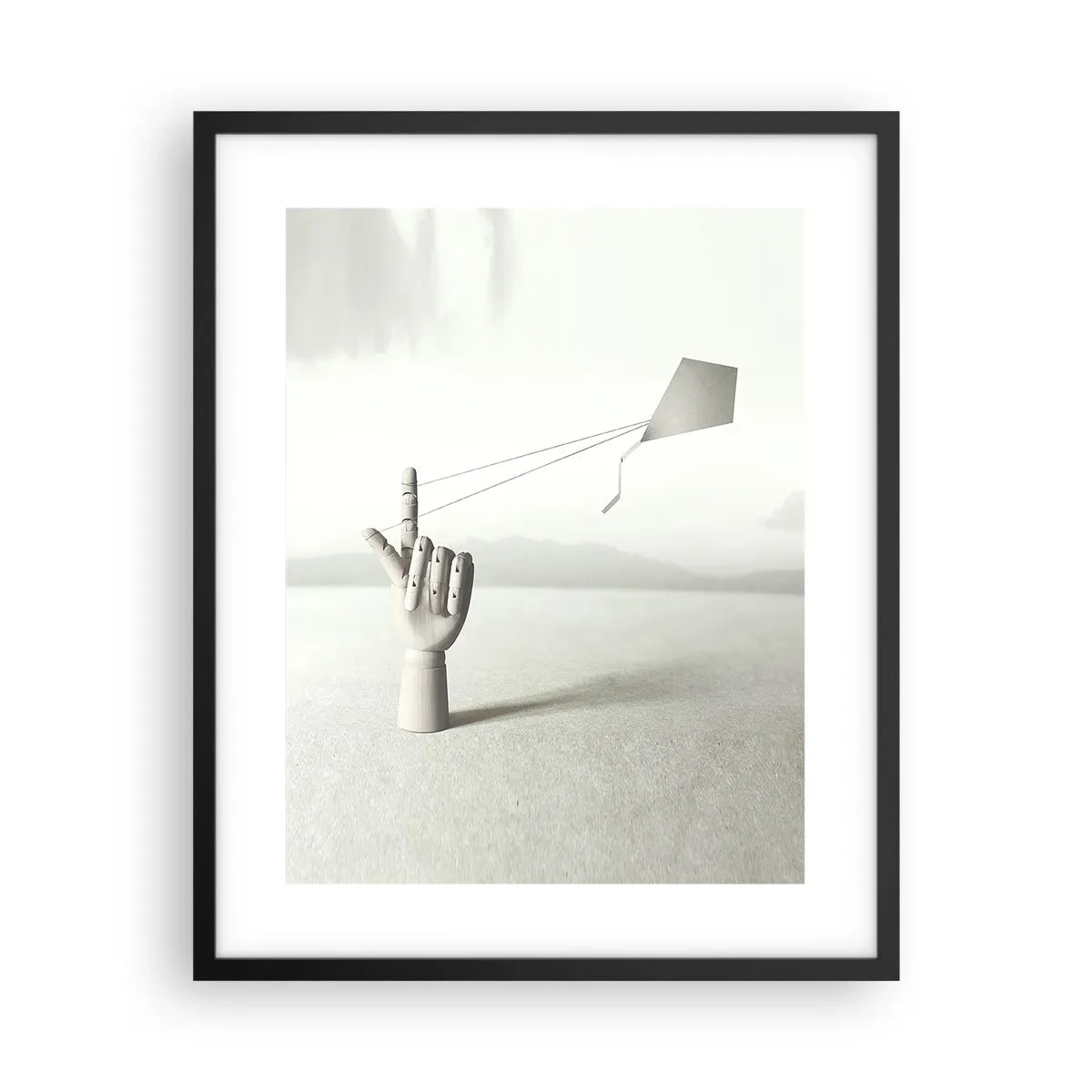 Poster in black frame - Test of Strengths - 40x50 cm