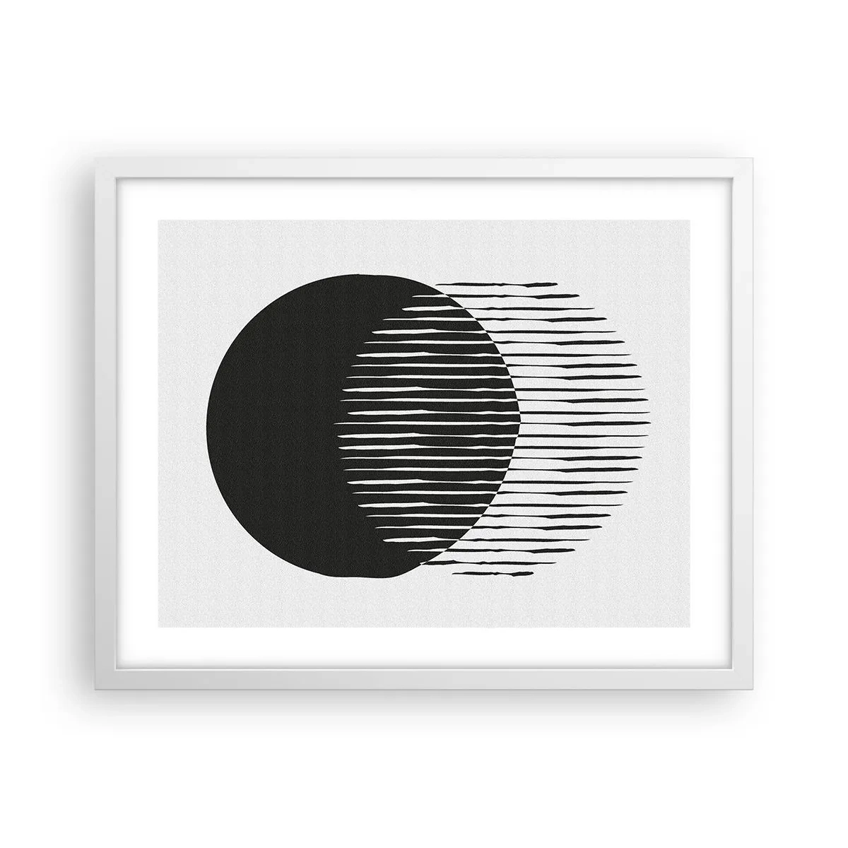 Poster in white frmae - His Alter Ego - 50x40 cm