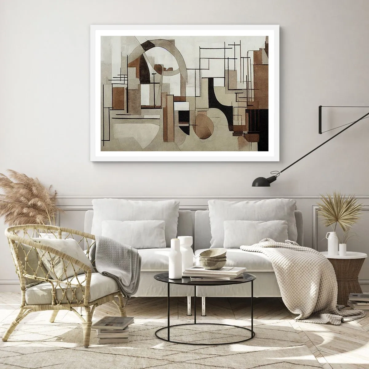 Poster in white frmae - City Landscape 2.0 - 91x61 cm