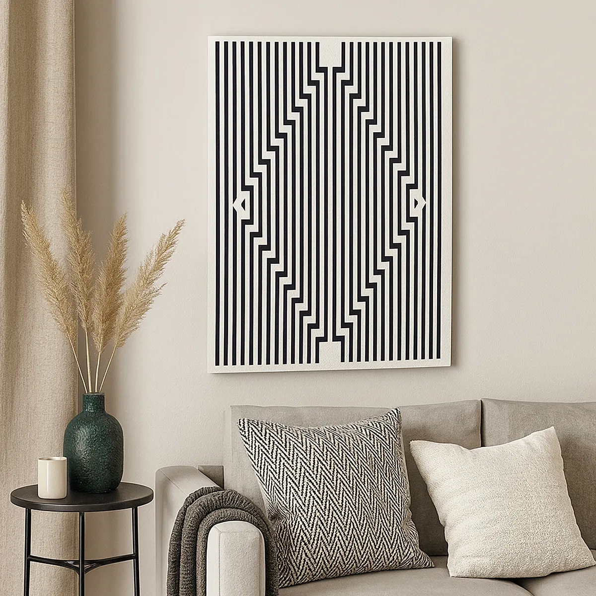 Canvas picture - Geometrical Illusion - 50x70 cm