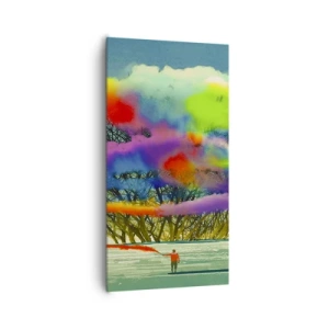 Canvas picture - Revive this World - 65x120 cm