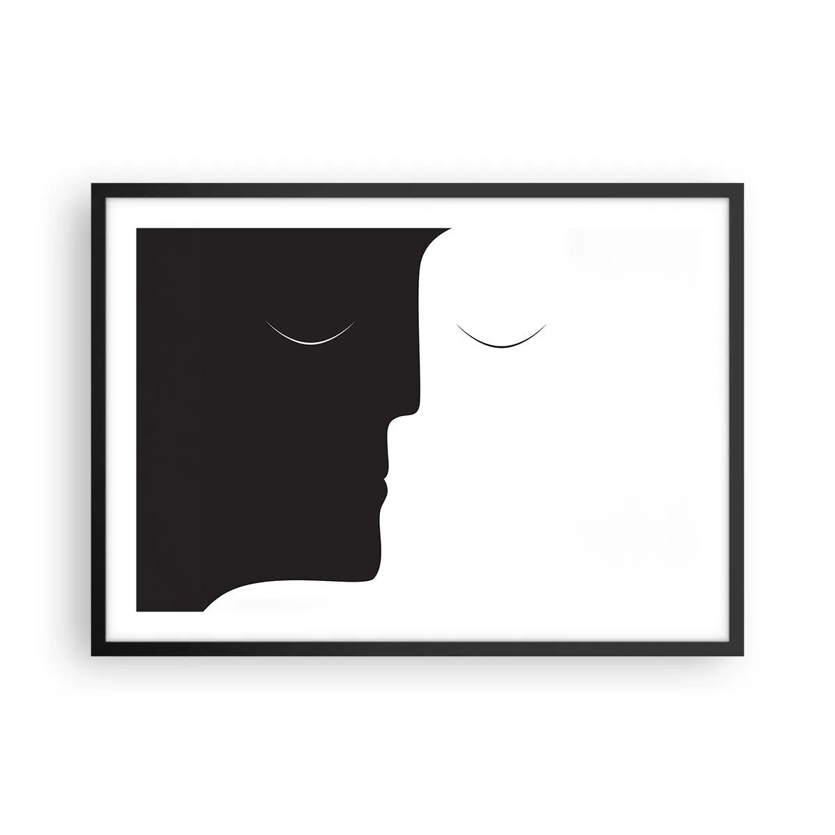 Poster in black frame - Unity of Opposites - 70x50 cm
