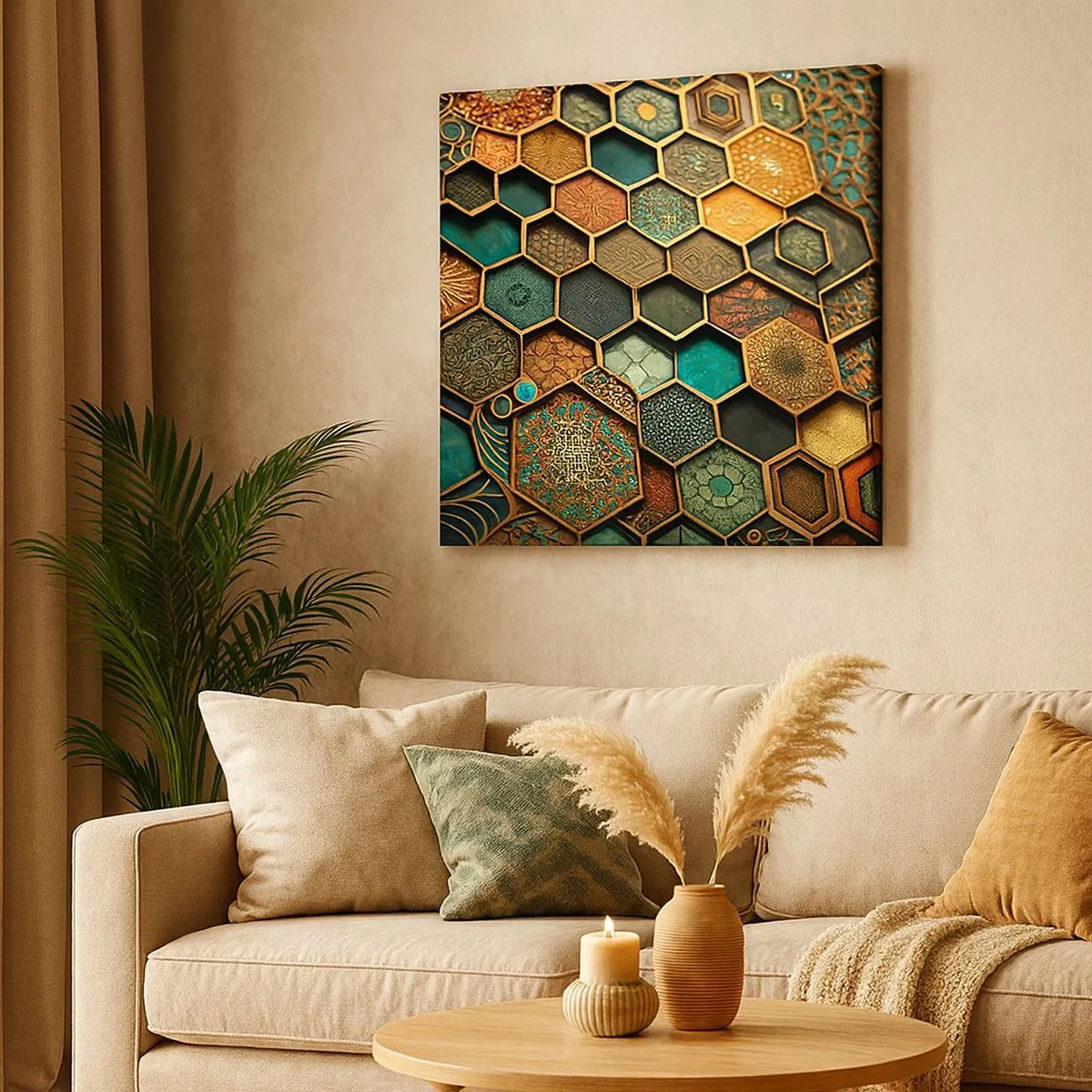Canvas picture - Arabic Ornaments - Variation - 30x30 cm