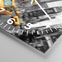 Clock face with numbers