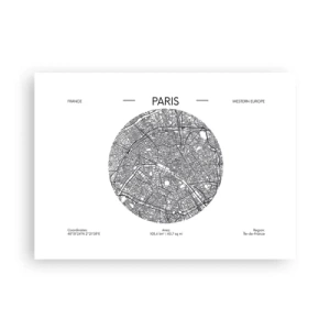Poster - Anatomy of Paris - 70x50 cm