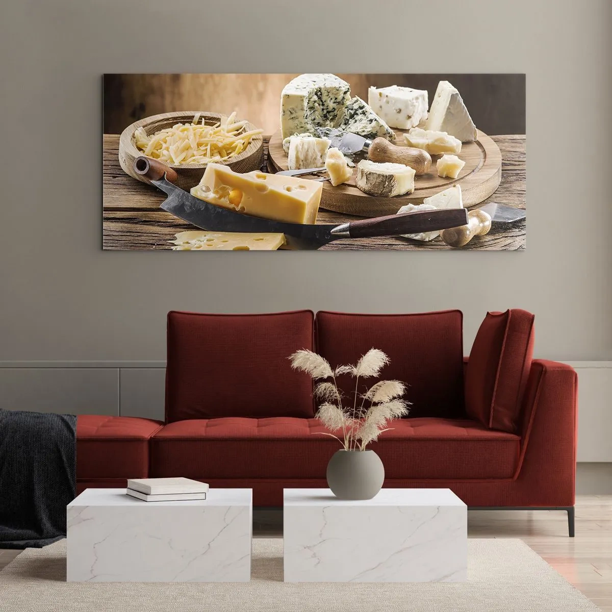 Glass picture - Say Cheese! - 140x50 cm