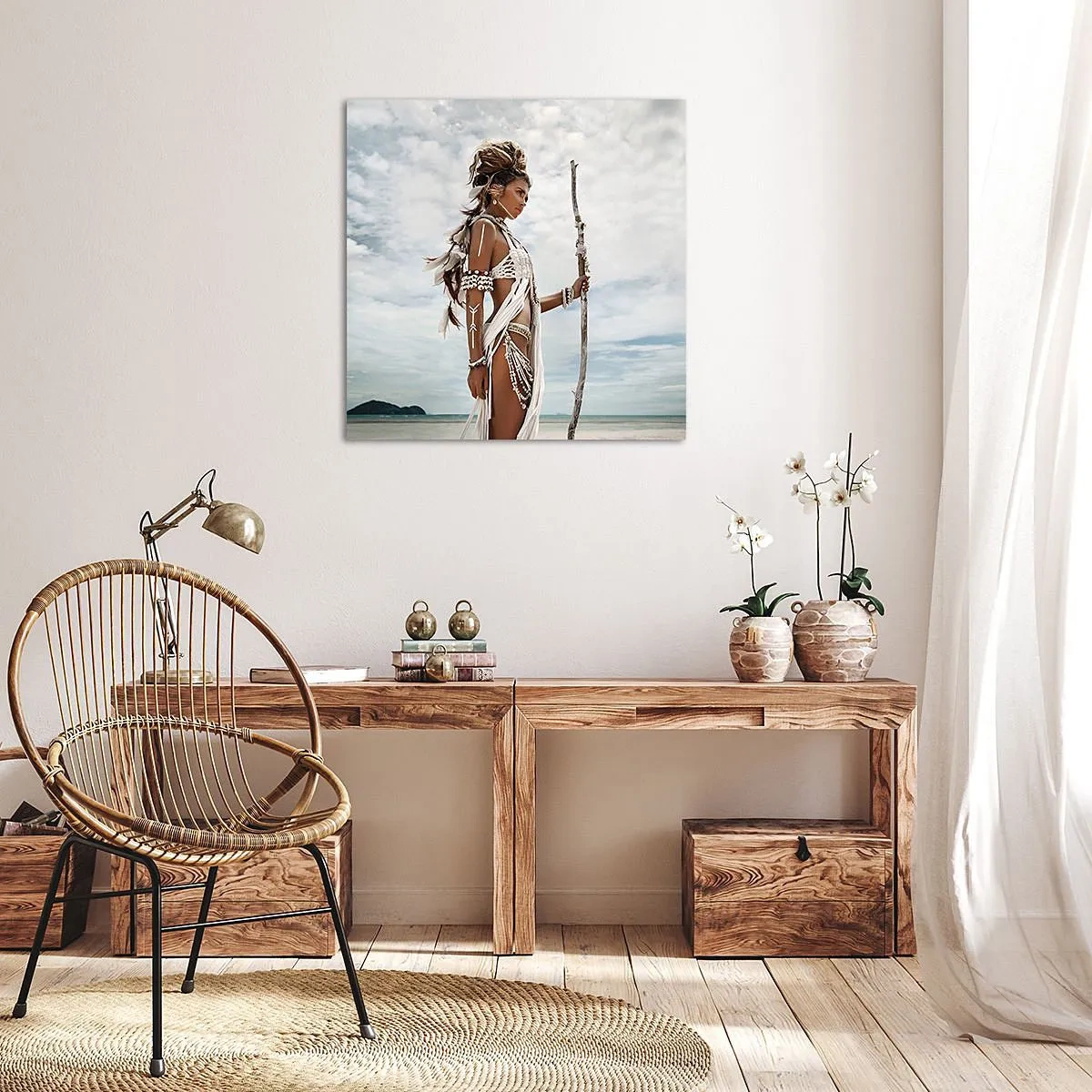 Canvas picture - Queen of the Tropics - 30x30 cm