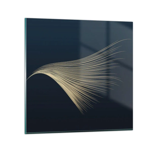 Glass picture - Like Angel's Hair - 30x30 cm