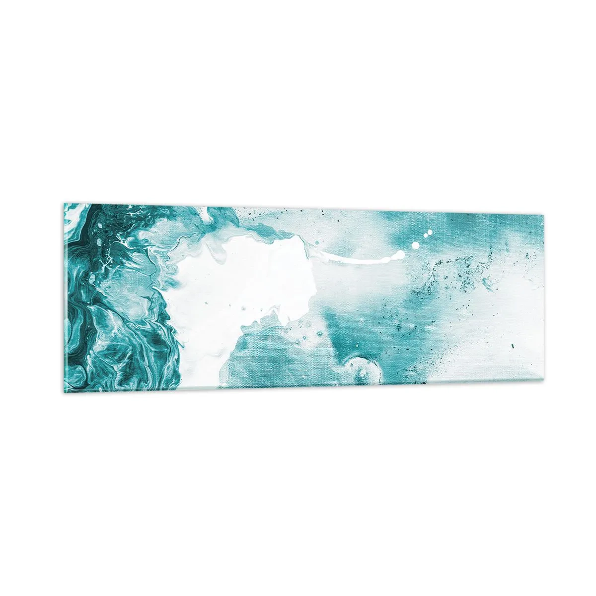 Glass picture - Lakes of Blue - 90x30 cm