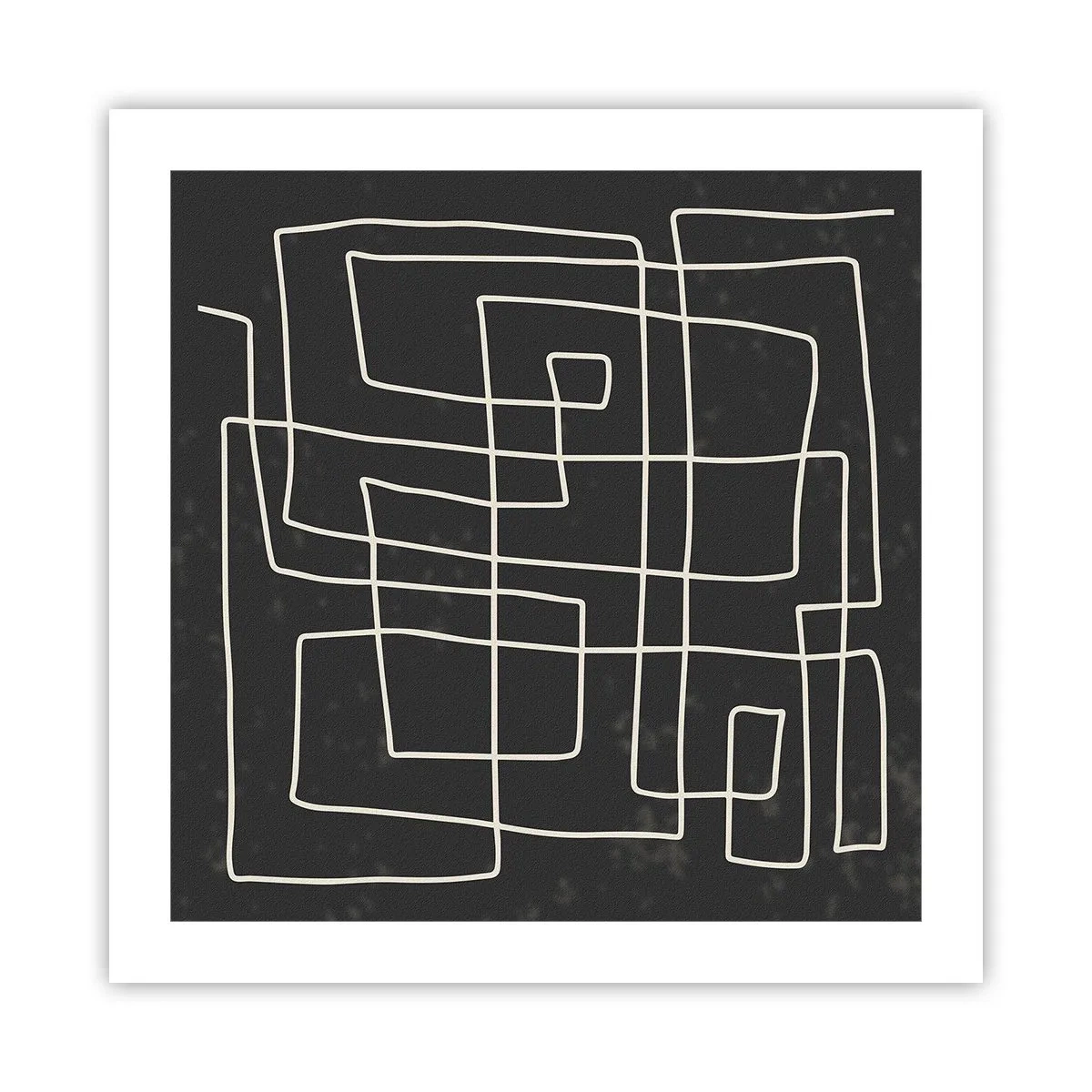 Poster - Not Too Straight - 50x50 cm