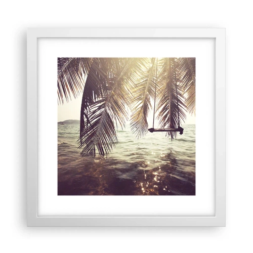 Poster in white frmae - You Can Dream as Much as You Wish - 30x30 cm