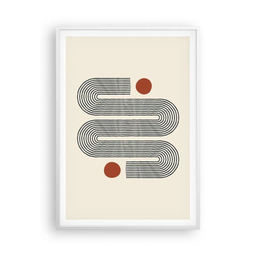 Poster in white frmae - From Beginning till the End - 70x100 cm