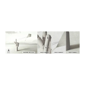 Photo Wallpaper Sample Premium Sand - Test of Strengths - Abstraction, Hand, Kite - 100x30 cm