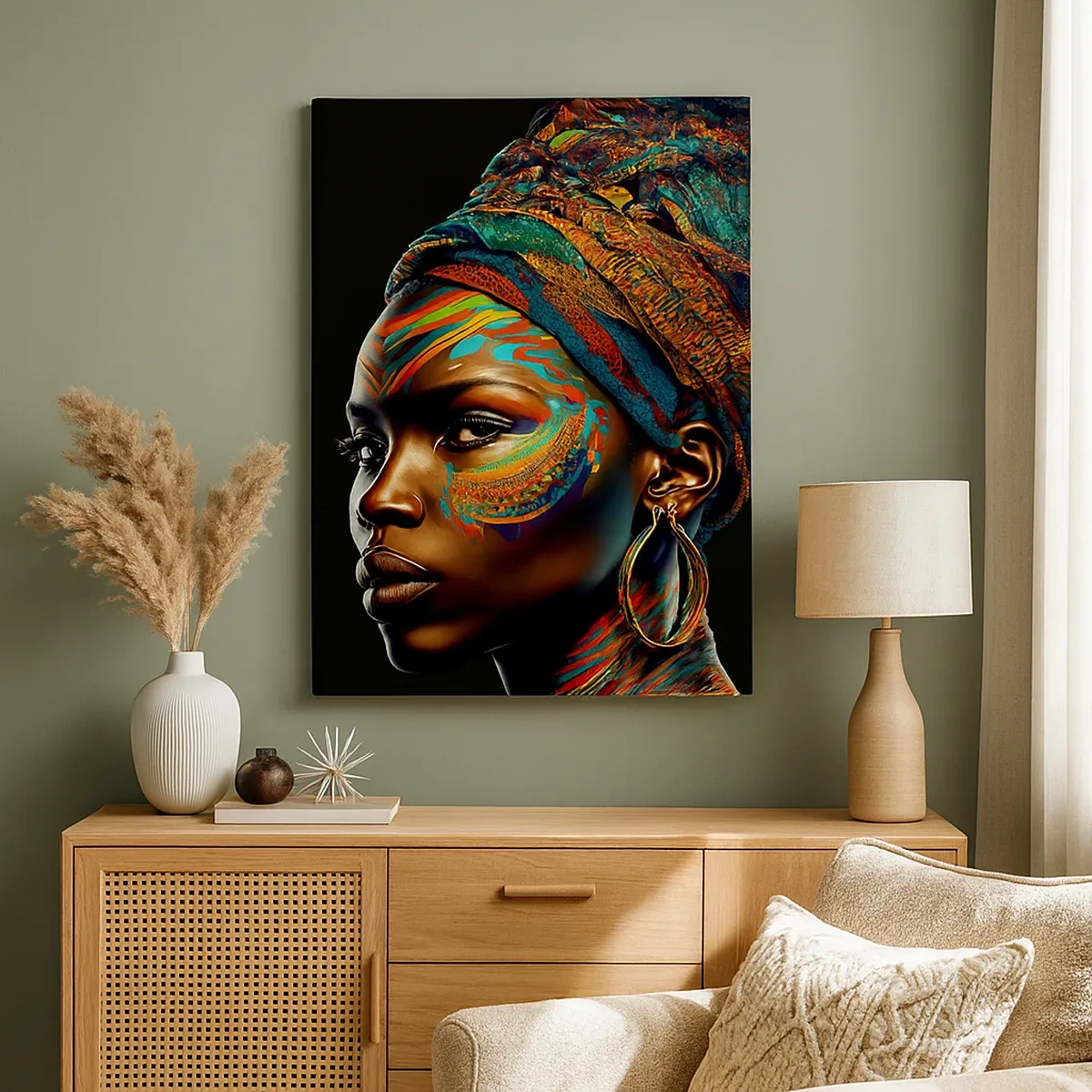 Canvas picture - African Queen - 50x70 cm