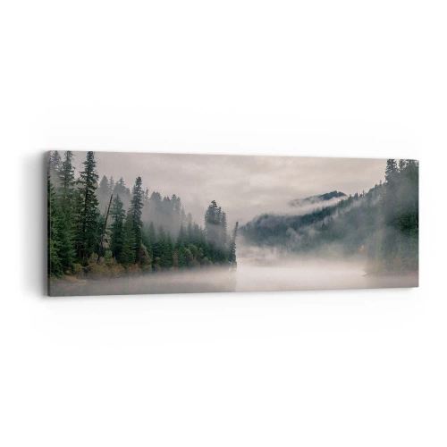 Canvas picture - Musing in the Fog - 90x30 cm